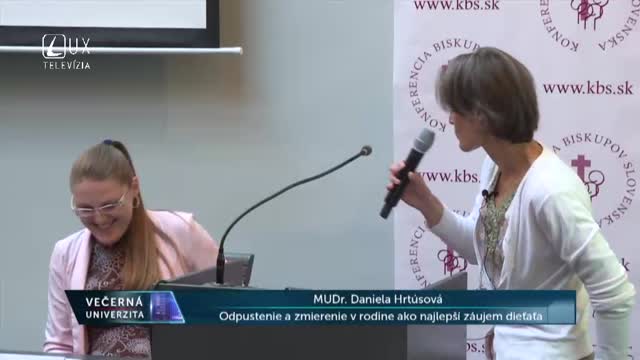 VEČERNÁ UNIVERZITA (286) ODPUSTENIE A ZMIERENIE V RODINE