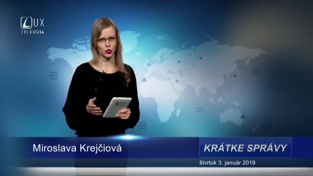 KRÁTKE SPRÁVY (3.1.2019)