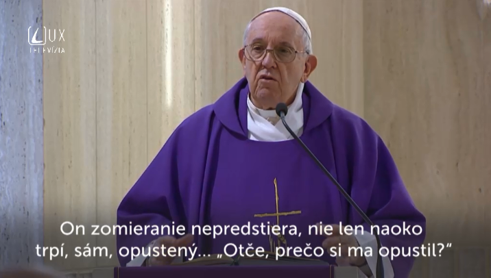 JEŽIŠ SA PRE NÁS UROBIL HRIECHOM, TU TREBA JEDINE KONTEMPLOVAŤ